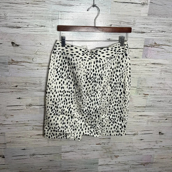 Banana republic white black pencil  skirt size 6 - Picture 5 of 6